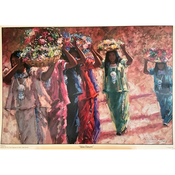 Toscano "Isleta Dancers" Print - Picture 1 of 1